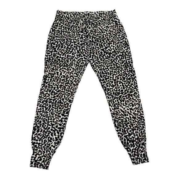 CAbi 5680 Leopard Spotted Jogger Pants Small Relaxed Fit Pull-On Animal Print - Picture 3 of 11